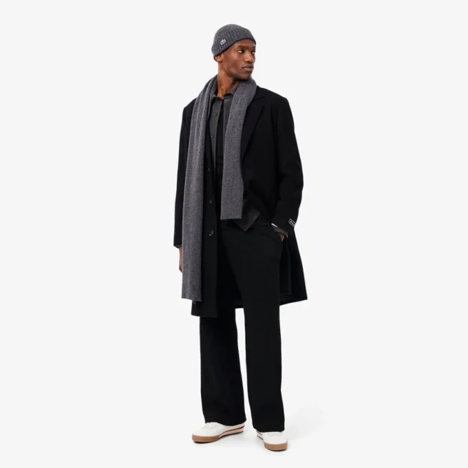 Abrigo Chesterfield de lana para hombre