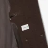 Abrigo de lana de doble botonadura para mujer