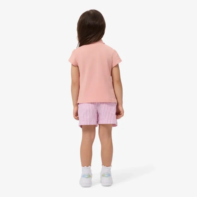 Bermudas elásticas de rayas Oxford