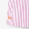 Bermudas elásticas de rayas Oxford