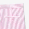 Bermudas elásticas de rayas Oxford