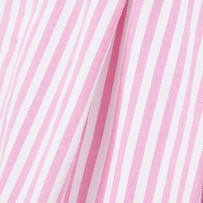 Bermudas elásticas de rayas Oxford