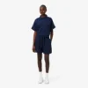 Bermudas oversize de mezcla de lino con corte fluido