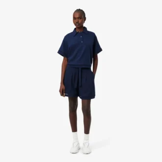 Bermudas oversize de mezcla de lino con corte fluido