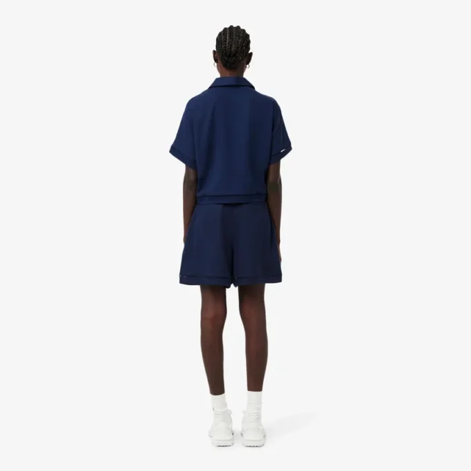 Bermudas oversize de mezcla de lino con corte fluido
