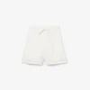 Bermudas oversize de mezcla de lino con corte fluido