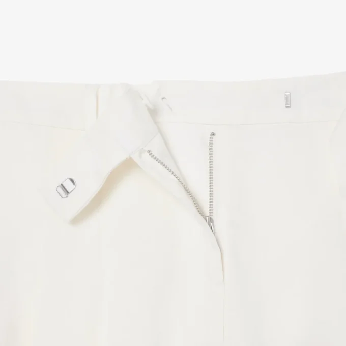 Bermudas oversize de mezcla de lino con corte fluido