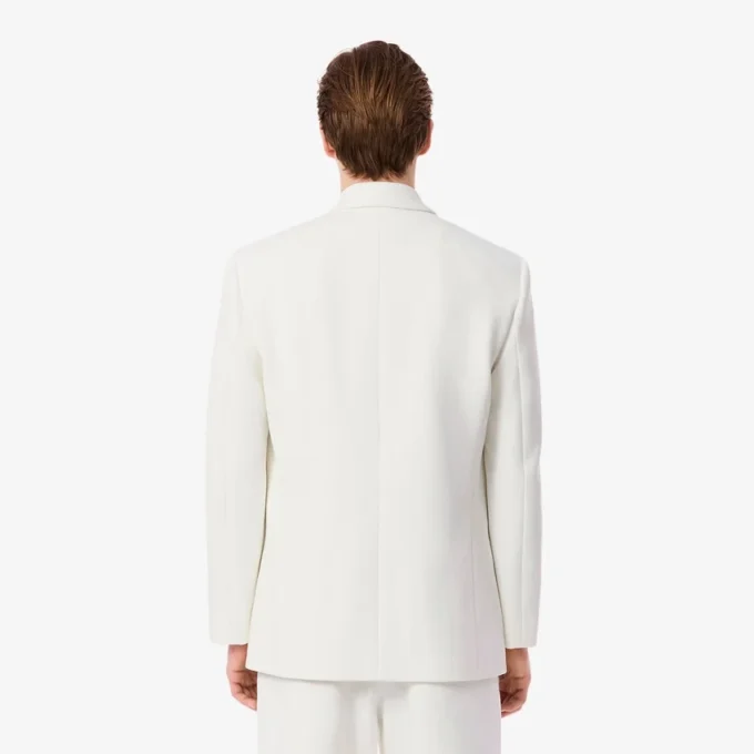 Blazer de hombre de doble botonadura con insignia Heritage bordada