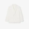 Blazer de hombre de doble botonadura con insignia Heritage bordada