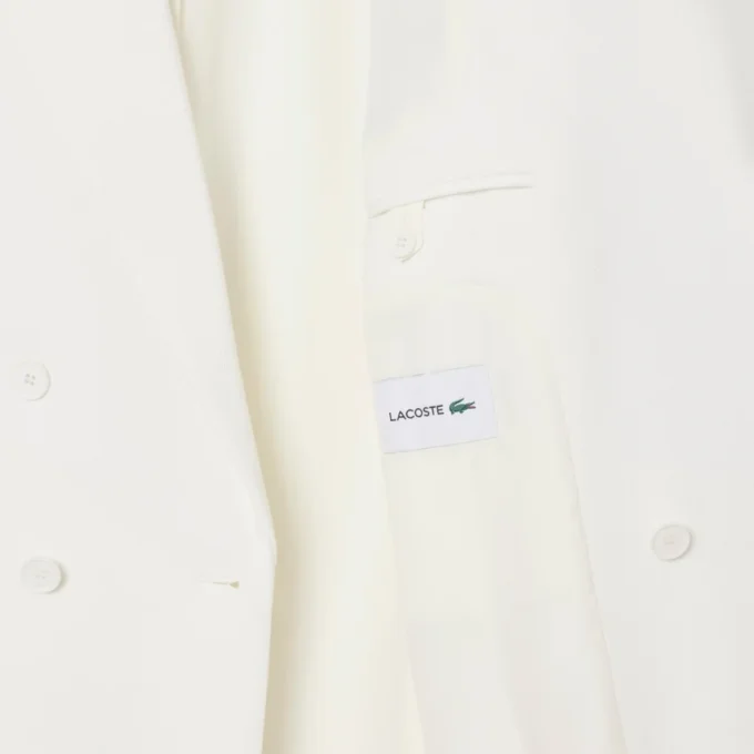 Blazer de hombre de doble botonadura con insignia Heritage bordada