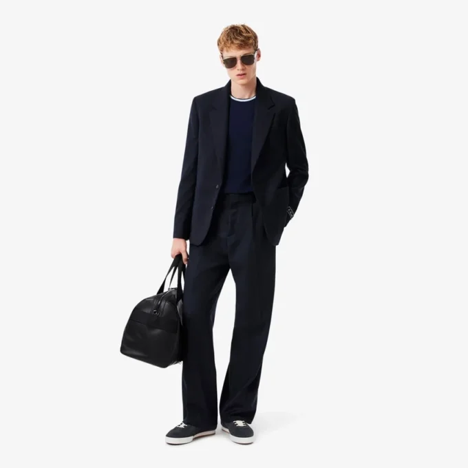 Blazer de lana afieltrada para hombre