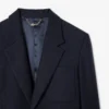 Blazer de lana afieltrada para hombre