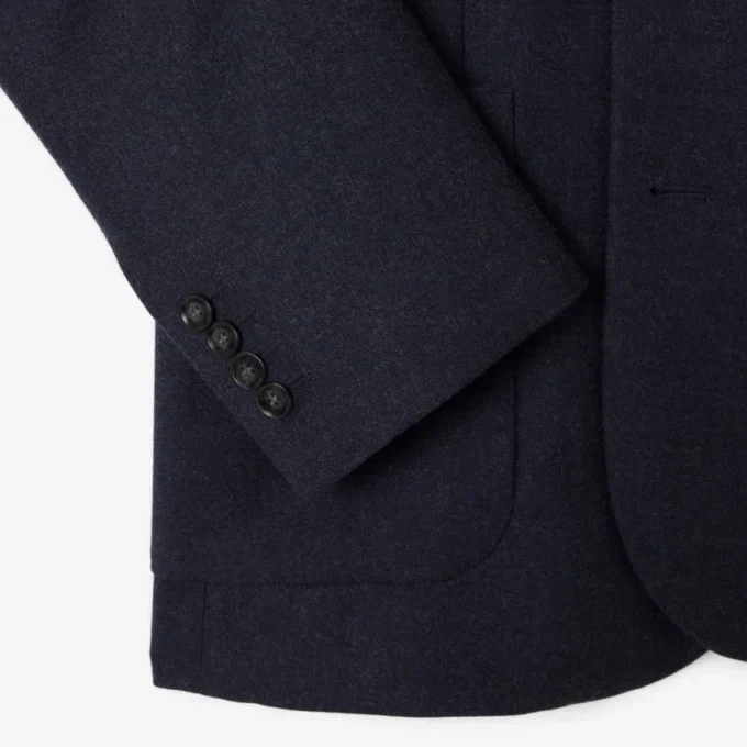 Blazer de lana afieltrada para hombre