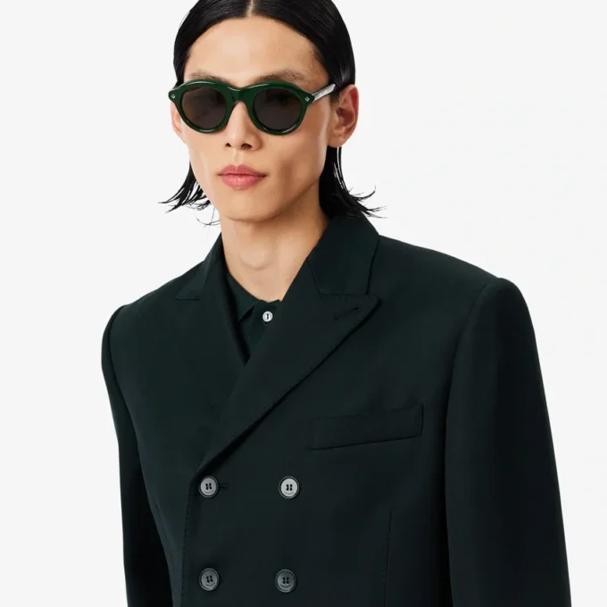 Blazer de lana ligera de doble botonadura de la colección Runway