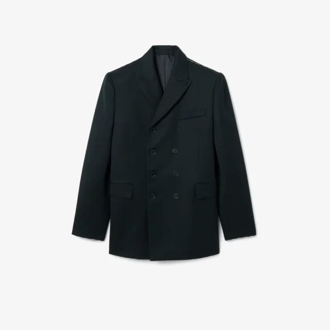 Blazer de lana ligera de doble botonadura de la colección Runway