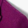 Blazer de lana marmolada de doble botonadura de la pasarela
