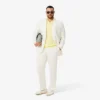 Blazer de mezcla de lino para hombre