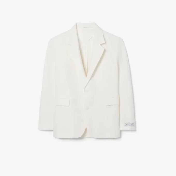 Blazer de mezcla de lino para hombre