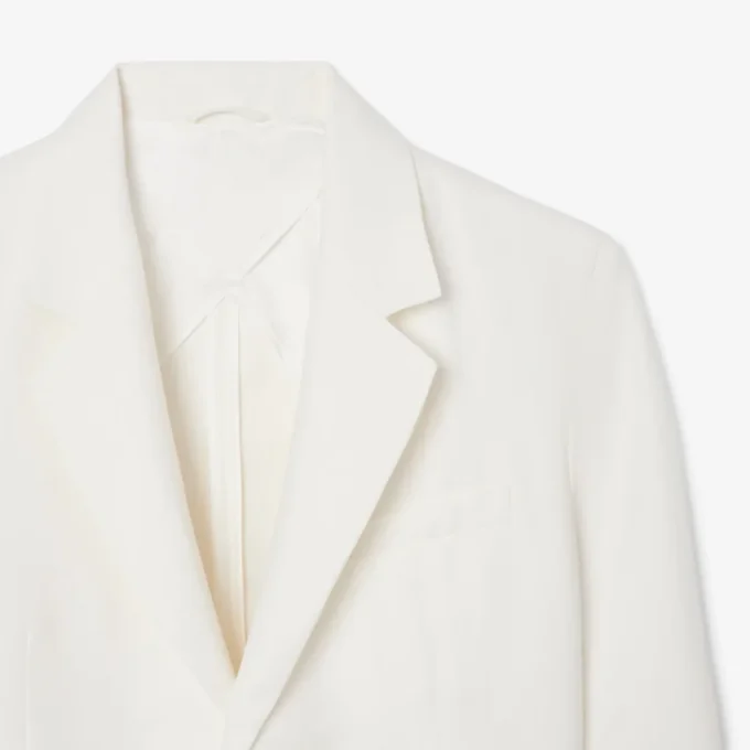 Blazer de mezcla de lino para hombre
