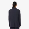 Blazer fluido de piqué