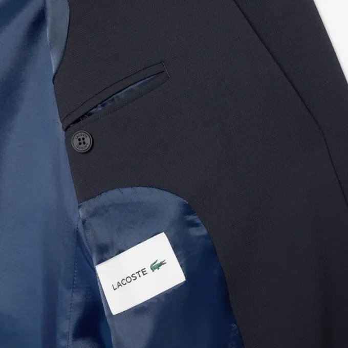 Blazer fluido de piqué