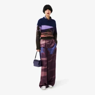 Bolso bandolera metalizado