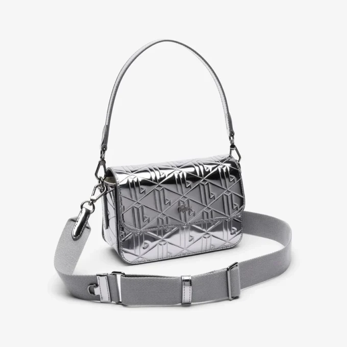 Bolso bandolera metalizado