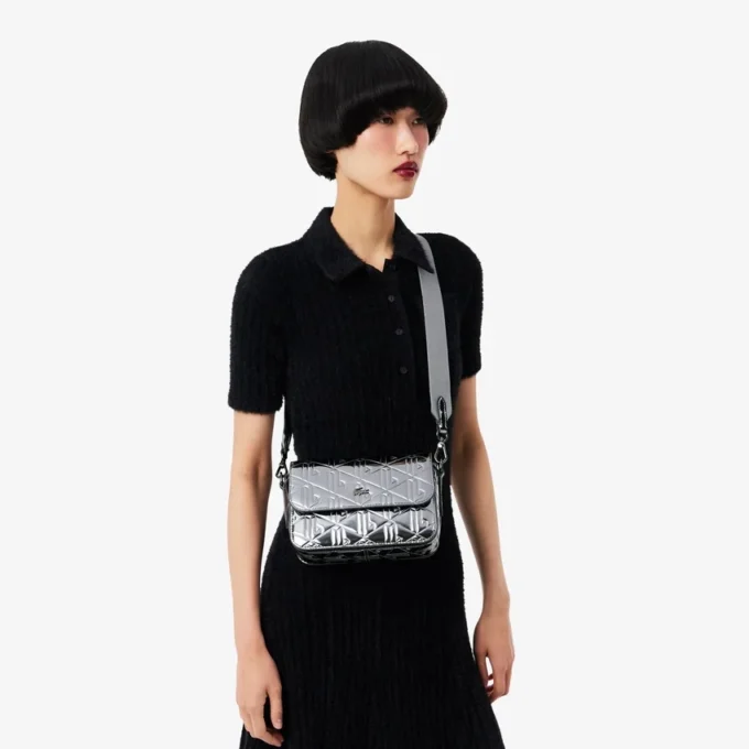 Bolso bandolera metalizado
