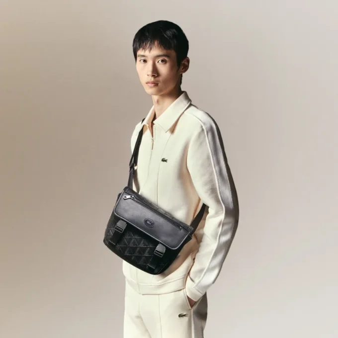 Bolso bandolera pequeño con monograma