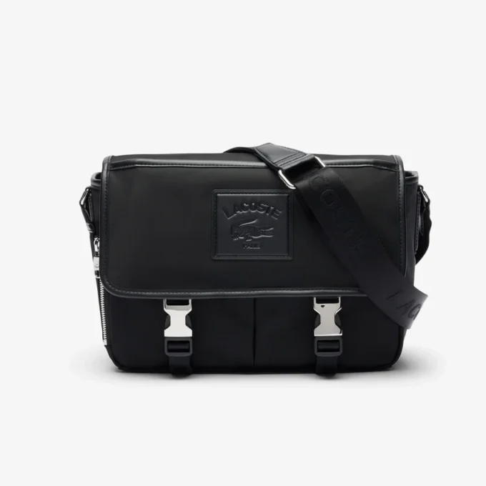 Bolso clásico con solapa de Lacoste