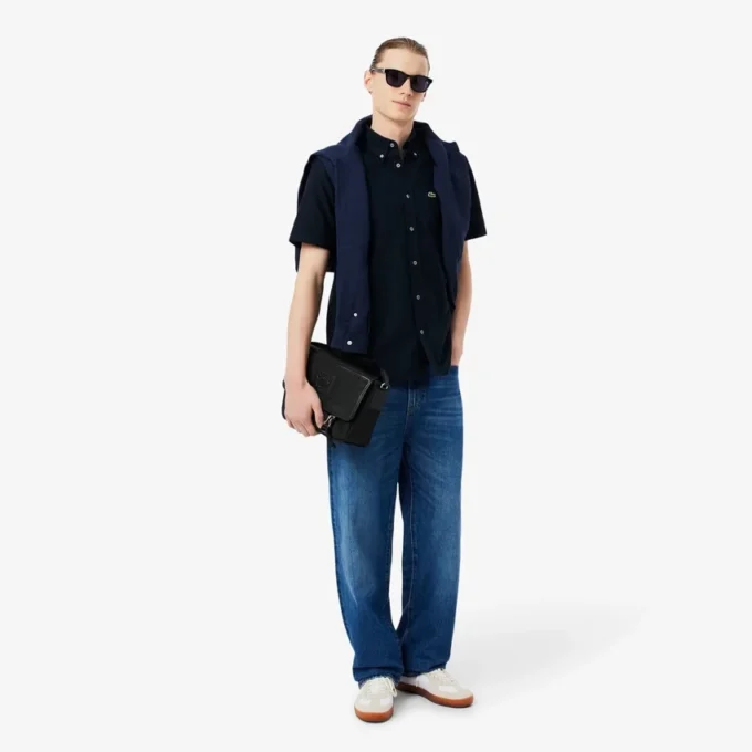 Bolso clásico con solapa de Lacoste