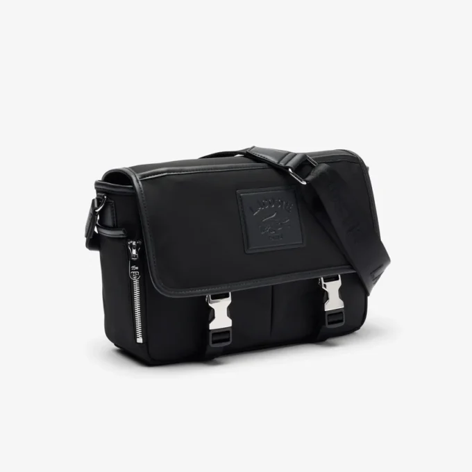 Bolso clásico con solapa de Lacoste