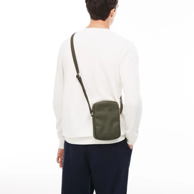 Bolso clásico Petit Piqua con cremallera para hombre