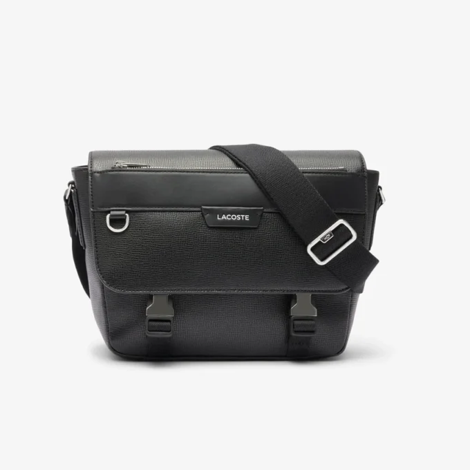 Bolso de cuero con solapa Ossian