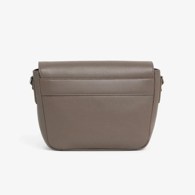 Bolso de cuero con solapa Ossian