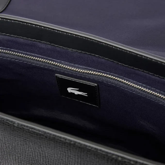 Bolso de cuero con solapa Ossian