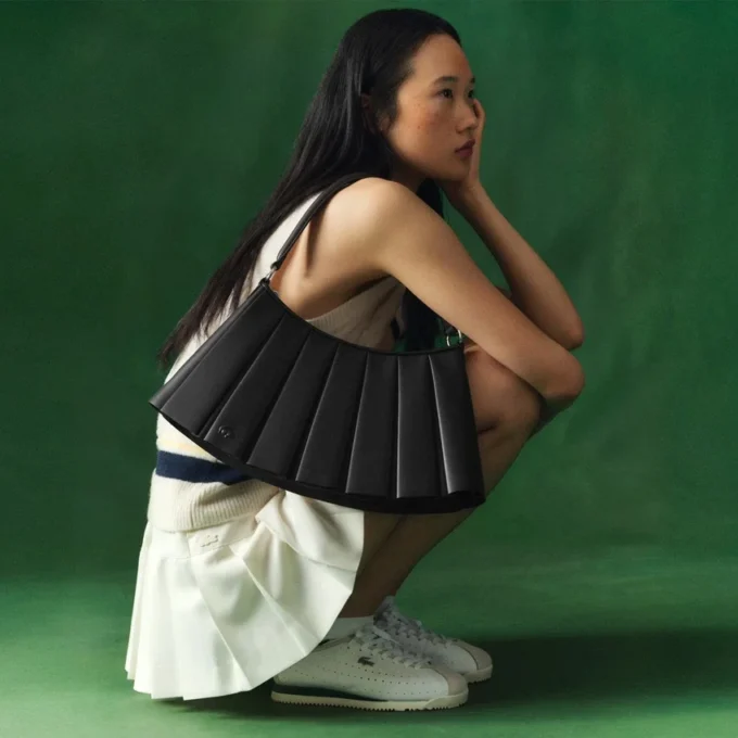 Bolso de cuero Lenglen de tamaño mediano