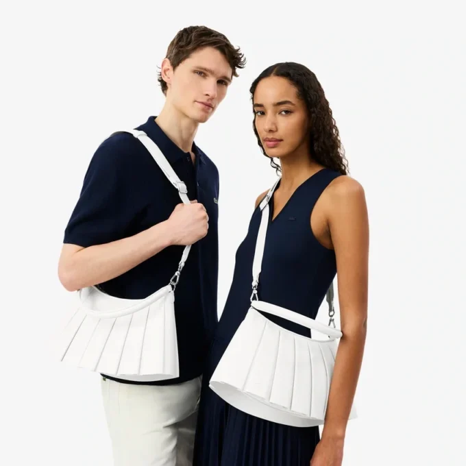 Bolso de cuero Lenglen de tamaño mediano