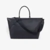 Bolso de fin de semana de piel granulada Lacoste Club