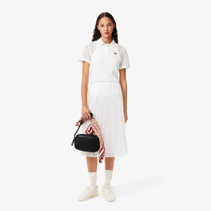 Bolso de hombro City Court de piel granulada