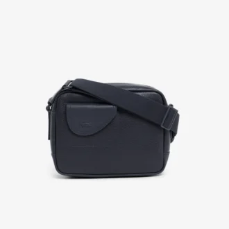 Bolso de mano de piel granulada Lacoste Club