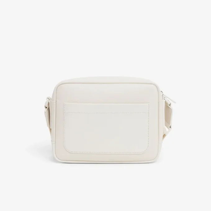 Bolso de mano de piel granulada Lacoste Club