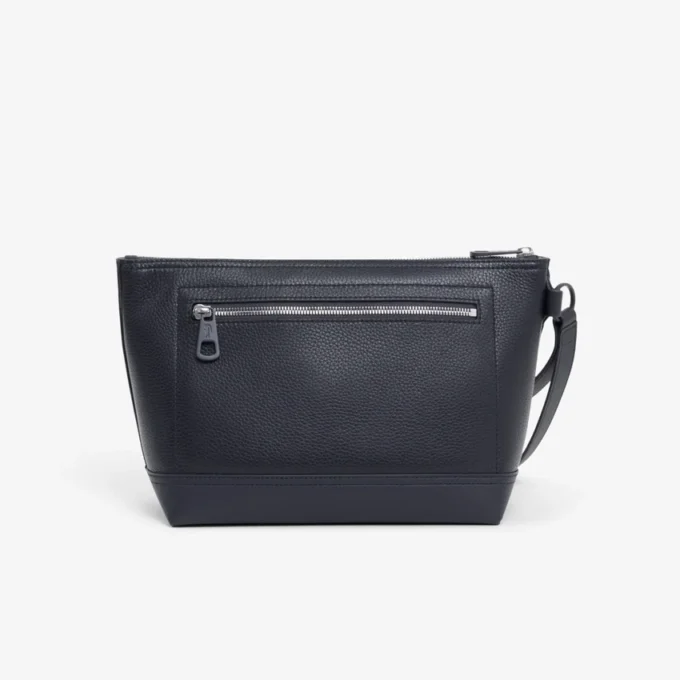 Bolso de mano de piel granulada Lacoste Club