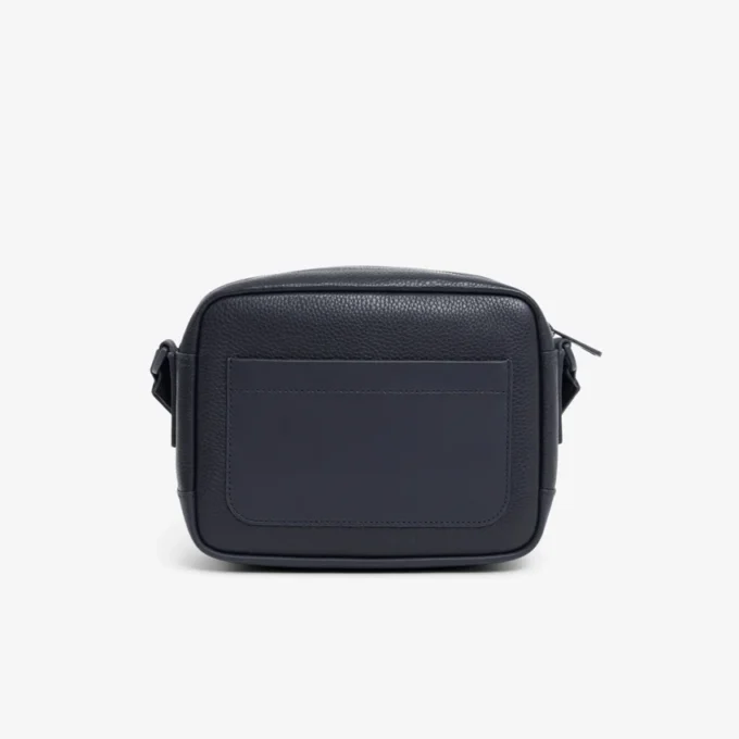 Bolso de mano de piel granulada Lacoste Club