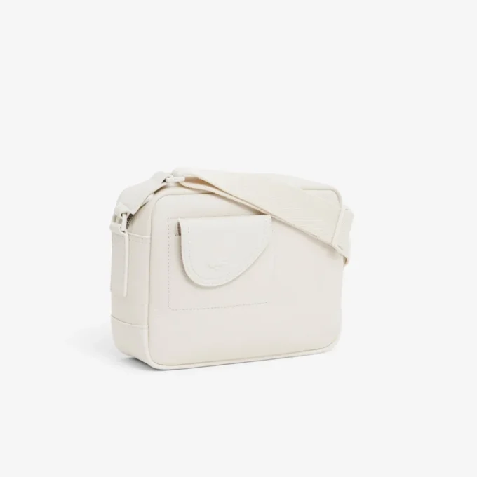 Bolso de mano de piel granulada Lacoste Club