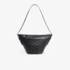 Bolso hobo de piel con relieve Maheki
