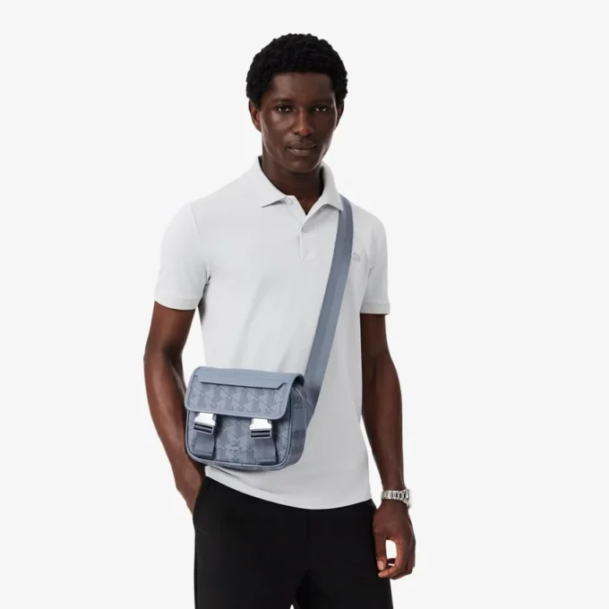 Bolso satchel con solapa y clip The Blend