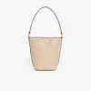 Bolso tipo cubo de piel Tennis Bliss pequeño