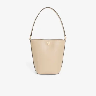 Bolso tipo cubo de piel Tennis Bliss pequeño