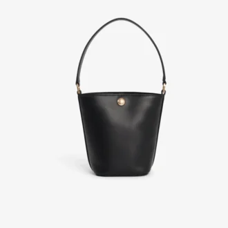 Bolso tipo cubo de piel Tennis Bliss pequeño